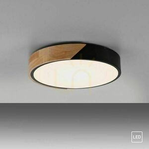 BILA 14288-18 Lampa de tavan neagră, 1xLED small 11