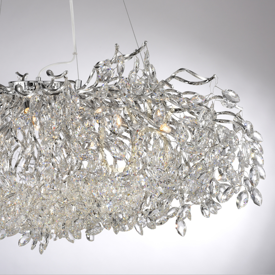 Spectacol Lampa suspendată RICICLE 2036-17, cromată, 13xG9 Lampa suspendată RICICLE 2036-17, cromată, 13xG9
