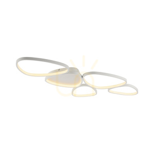 PEBBLES 14045-16 Lampa de tavan albă, 1xLED small 7