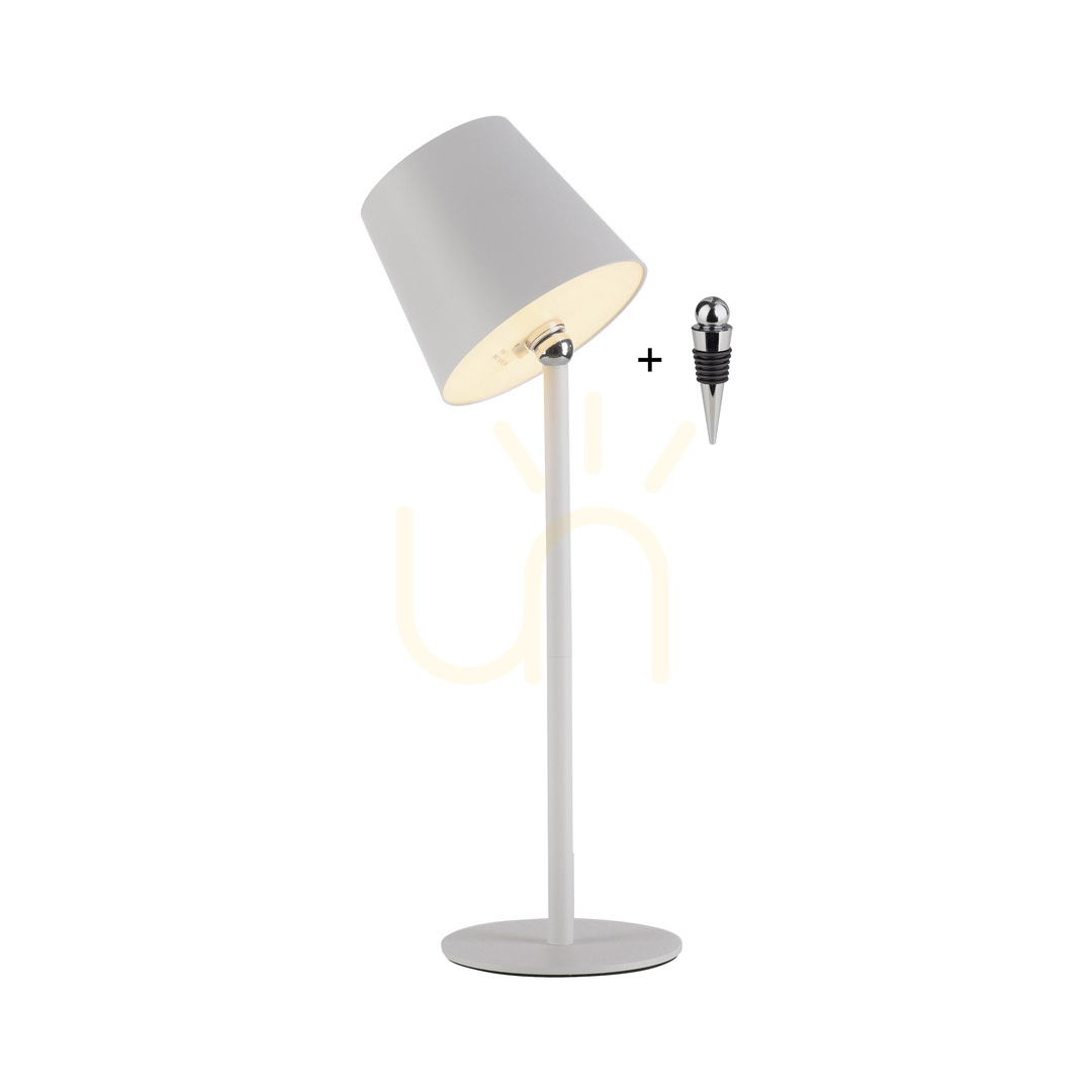 Verifica BOTERIA 19251-16 Lampă de masă albă cu 1 LED BOTERIA 19251-16 Lampă de masă albă cu 1 LED