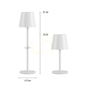 BOTERIA 19251-16 Lampă de masă albă cu 1 LED 7 BOTERIA 19251-16 Lampă de masă albă cu 1 LED small 7