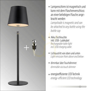 Lampa de masă BOTERIA 19251-18, negru, 1xLED 3 Lampa de masă BOTERIA 19251-18, negru, 1xLED small 3