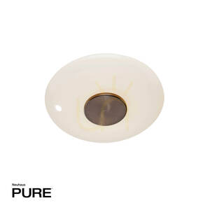 PURE VITRUM 6082-34 Aplică de perete maro, 1xLED small 1