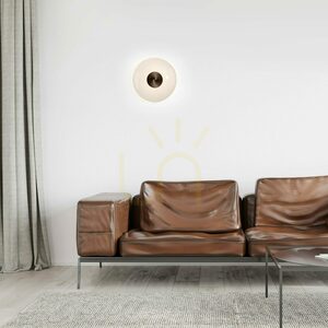 PURE VITRUM 6082-34 Aplică de perete maro, 1xLED small 11