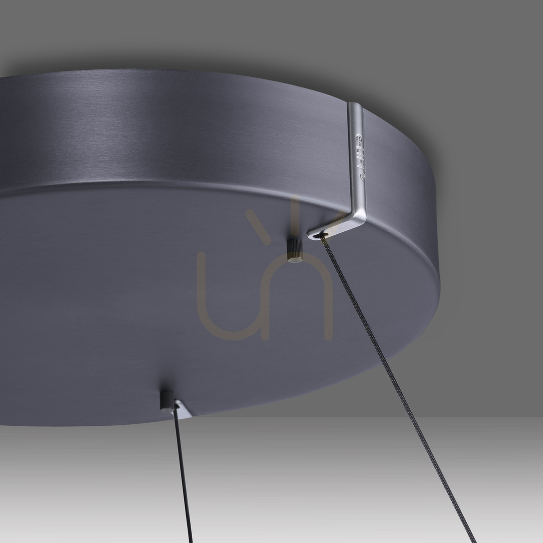 Verifica Lampă suspendată PURE E-LOOP 2550-15, gri, cu 2 LED-uri Lampă suspendată PURE E-LOOP 2550-15, gri, cu 2 LED-uri