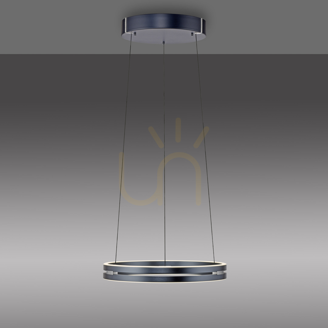 previzualizare Lampă suspendată PURE E-LOOP 2550-15, gri, cu 2 LED-uri Lampă suspendată PURE E-LOOP 2550-15, gri, cu 2 LED-uri