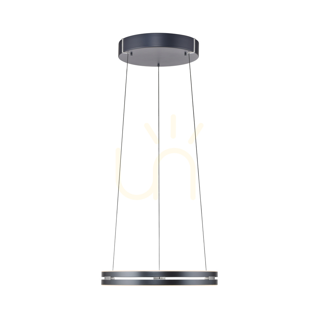 Afişa Lampă suspendată PURE E-LOOP 2550-15, gri, cu 2 LED-uri Lampă suspendată PURE E-LOOP 2550-15, gri, cu 2 LED-uri