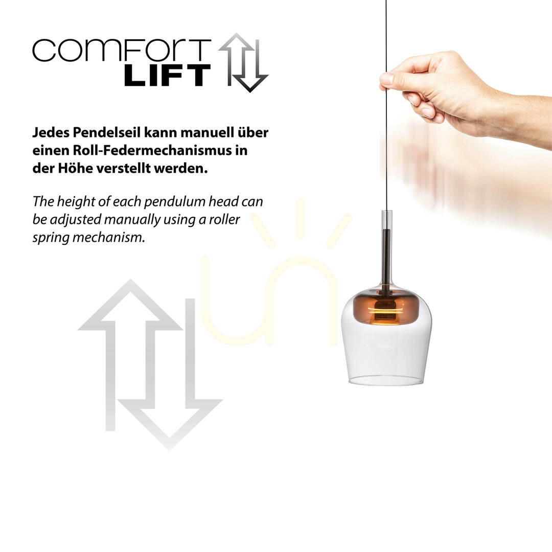 Vedere Lampa suspendată din cupru Q-KON 2741-20, 1xLED Lampa suspendată din cupru Q-KON 2741-20, 1xLED