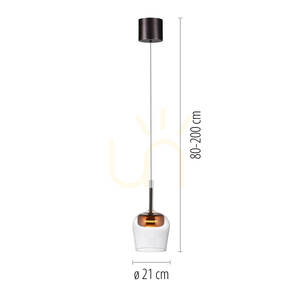 Lampa suspendată din cupru Q-KON 2741-20, 1xLED 8 Lampa suspendată din cupru Q-KON 2741-20, 1xLED small 8