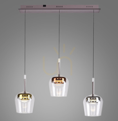 Verifica Q-KON 2742-70 Lampă suspendată multicoloră cu 3 LED-uri