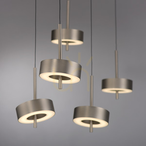 Lampă suspendată LED Paul Neuhaus Q-ROTATE 2249-95, 5 surse de lumină, culoarea aluminiului small 16