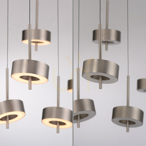 Lampă suspendată LED Paul Neuhaus Q-ROTATE 2249-95, 5 surse de lumină, culoarea aluminiului small 17