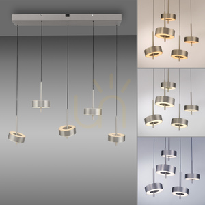 Lampă suspendată LED Paul Neuhaus Q-ROTATE 2249-95, 5 surse de lumină, culoarea aluminiului small 5
