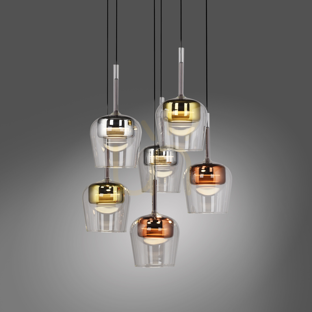 Verifica Q-KON 2744-70 Lampă suspendată multicoloră cu 6 LED-uri Q-KON 2744-70 Lampă suspendată multicoloră cu 6 LED-uri