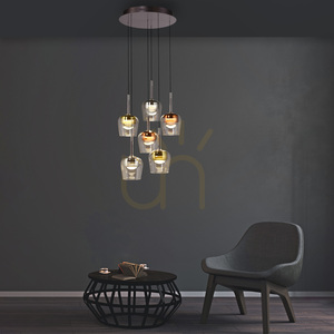 Q-KON 2744-70 Lampă suspendată multicoloră cu 6 LED-uri 2 Q-KON 2744-70 Lampă suspendată multicoloră cu 6 LED-uri small 2
