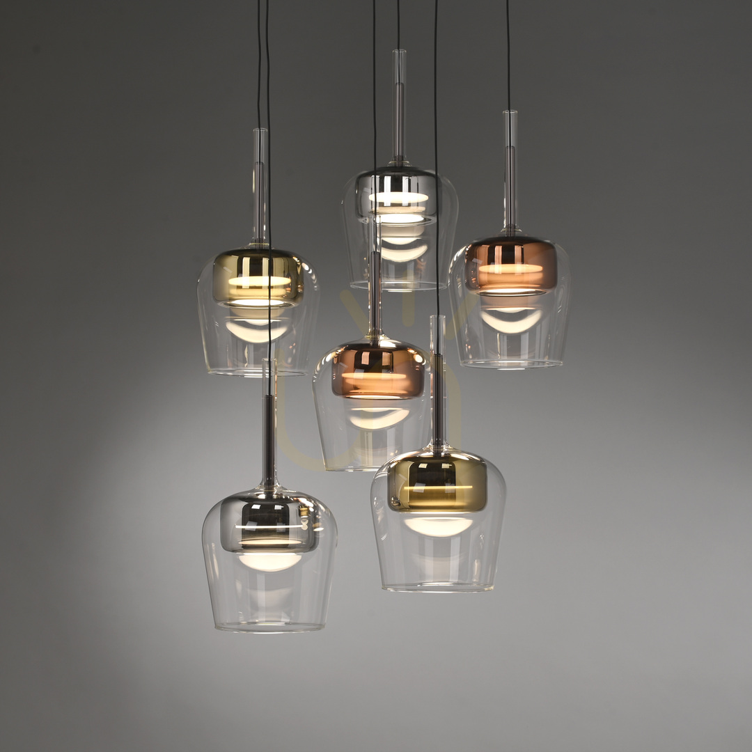 Spectacol Q-KON 2744-70 Lampă suspendată multicoloră cu 6 LED-uri Q-KON 2744-70 Lampă suspendată multicoloră cu 6 LED-uri