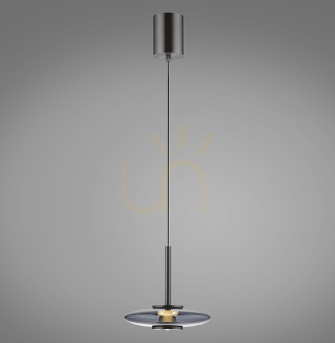 Verifica PURE VITRUM 2053-15 Lampa suspendată gri cu 2 LED-uri