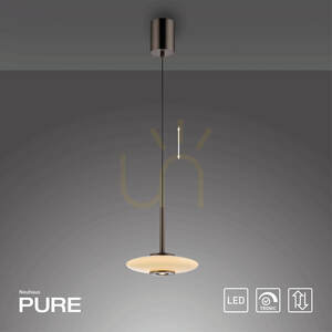 PURE VITRUM 2053-34 Maro, lampă suspendată cu 2 LED-uri small 14
