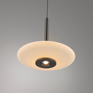 PURE VITRUM 2053-34 Maro, lampă suspendată cu 2 LED-uri small 20