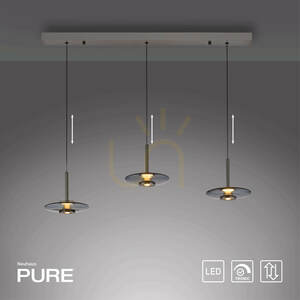 PURE VITRUM 2083-15 Lampa suspendată gri cu 6 LED-uri small 11