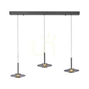 PURE VITRUM 2083-15 Lampa suspendată gri cu 6 LED-uri small 16