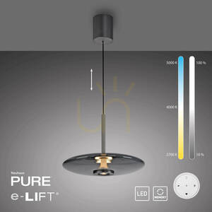 Lampă suspendată PURE E-VITRUM 2084-15, gri, cu 2 LED-uri 12 Lampă suspendată PURE E-VITRUM 2084-15, gri, cu 2 LED-uri small 12