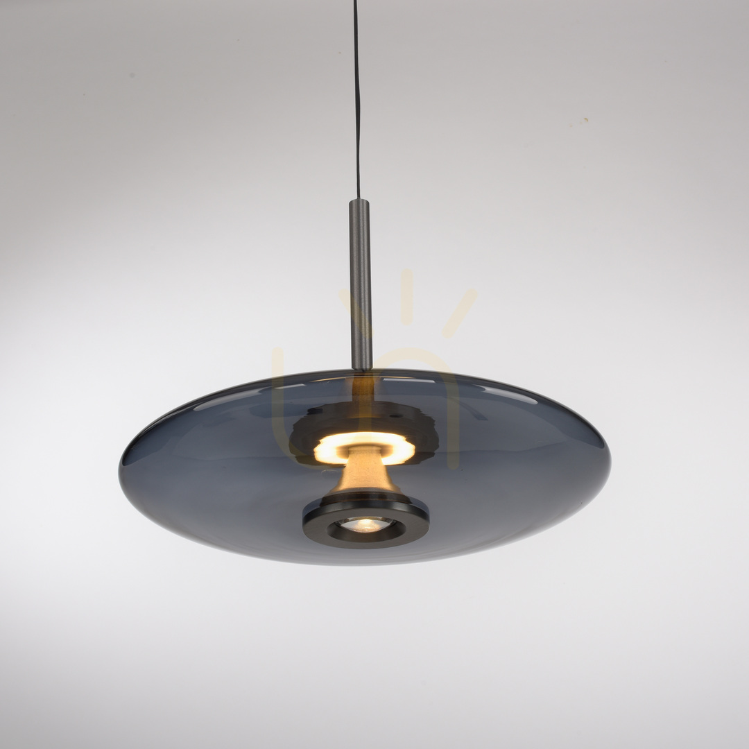 Verifica Lampă suspendată PURE E-VITRUM 2084-15, gri, cu 2 LED-uri Lampă suspendată PURE E-VITRUM 2084-15, gri, cu 2 LED-uri