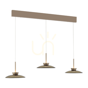 PURE MOON 2193-97 Lampa suspendată maro cu 6 LED-uri small 7