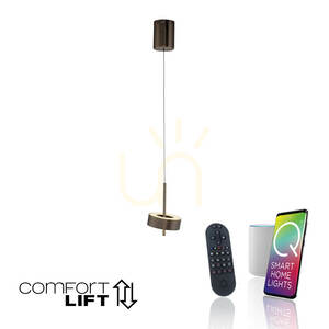 Q-ROTATE 2247-34 Maro, lampă suspendată cu 1 LED small 1