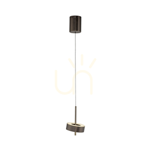 Q-ROTATE 2247-34 Maro, lampă suspendată cu 1 LED small 12