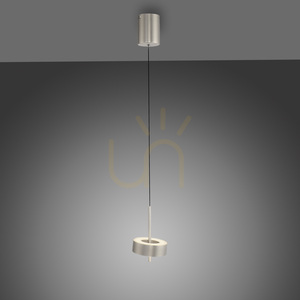 Q-ROTATE 2247-95 Argintiu, lampă suspendată cu 1 LED small 10