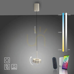 Q-ROTATE 2247-95 Argintiu, lampă suspendată cu 1 LED small 11
