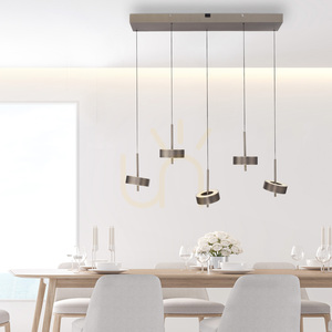 Q-ROTATE 2249-34 Lampa suspendată maro cu 5 LED-uri 2 Q-ROTATE 2249-34 Lampa suspendată maro cu 5 LED-uri small 2