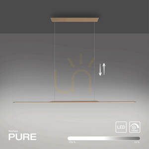 PURE SURFACE 2302-97 Maro, lampă suspendată cu 1 LED small 12