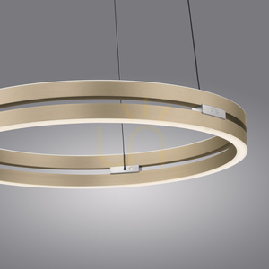 Lampa suspendată PURE E-LOOP 2550-60 din alamă cu 2 LED-uri small 17