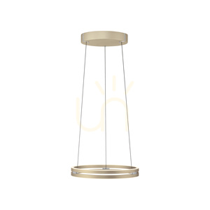 Lampa suspendată PURE E-LOOP 2550-60 din alamă cu 2 LED-uri small 20