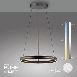 Lampă suspendată PURE E-LOOP 2551-18, negru, cu 2 LED-uri 12 Lampă suspendată PURE E-LOOP 2551-18, negru, cu 2 LED-uri small 12