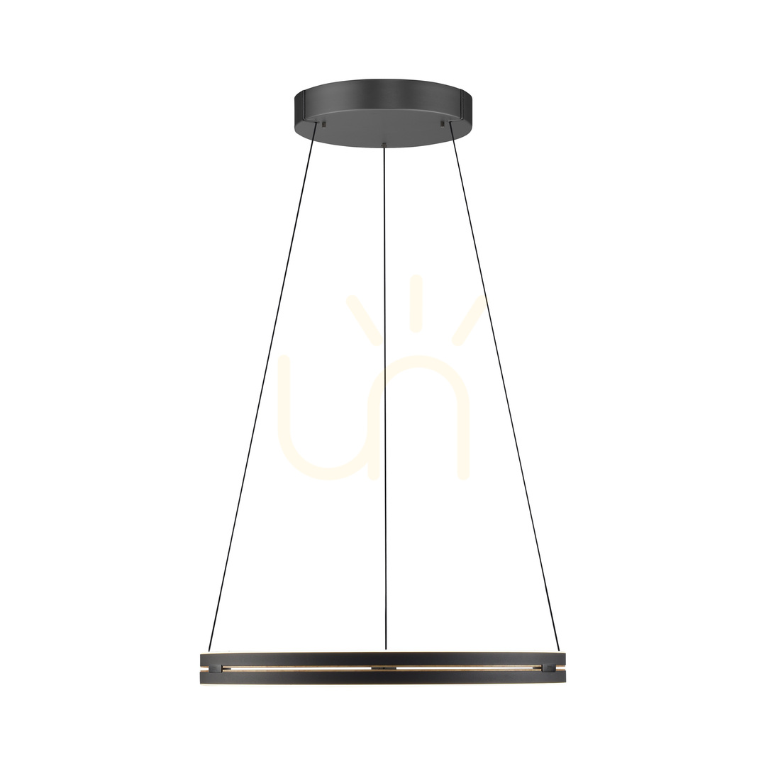previzualizare Lampă suspendată PURE E-LOOP 2551-18, negru, cu 2 LED-uri Lampă suspendată PURE E-LOOP 2551-18, negru, cu 2 LED-uri