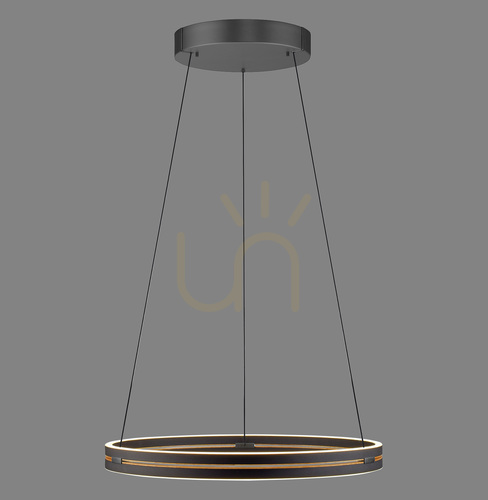 Verifica Lampă suspendată PURE E-LOOP 2551-18, negru, cu 2 LED-uri