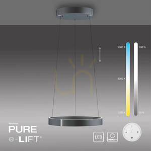 PURE E-CLIPSE 2560-15 Gri 2xLED Lampă suspendată 18 PURE E-CLIPSE 2560-15 Gri 2xLED Lampă suspendată small 18