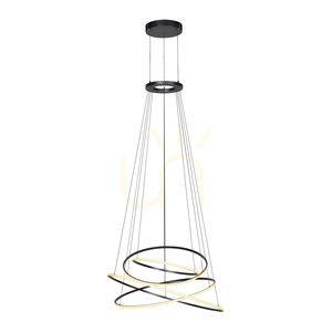 PURE E-FLYING RINGS 2566-15 Gri 1xLED Lampă suspendată small 10