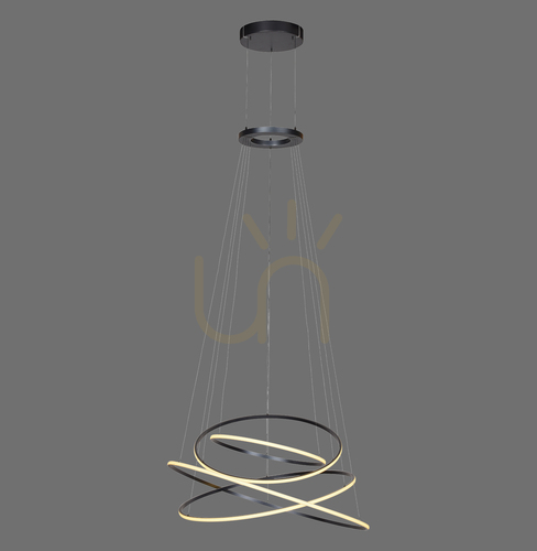 Verifica PURE E-FLYING RINGS 2566-15 Gri 1xLED Lampă suspendată