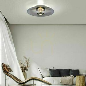 Paul Neuhaus PURE Vitrum 6083-15 lampa de tavan, gri, 2xLED small 27