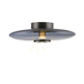 PURE VITRUM 6083-15 Lampa de tavan, gri, 2xLED small 19