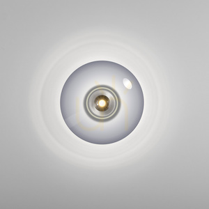 PURE VITRUM 6083-15 Lampa de tavan, gri, 2xLED small 24
