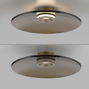 PURE MOON 6095-97, plafonieră maro, 2xLED small 17