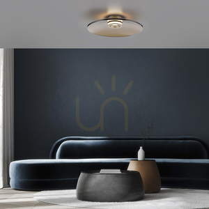 PURE MOON 6095-97, plafonieră maro, 2xLED small 2