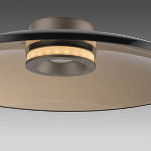 PURE MOON 6095-97, plafonieră maro, 2xLED small 25