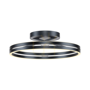 Lampa de tavan PURE LOOP 6552-15, gri, 2xLED small 10