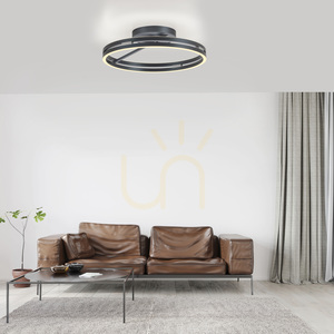 Lampa de tavan PURE LOOP 6552-15, gri, 2xLED small 15